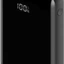 5V 2A Power Bank for Heated Vest, Jacket, Stadium Seats, Chair Battery Pack, 10000mAh Packet Size LED Display Portable Charge for Heated Clothing, USB Heated Blanket, Coat