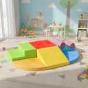YENING Foam Climbing Blocks for Toddlers 1-3 Baby Climbing Toys for 1 Year Old Soft Play Set for Babies 6-12 Months Indoor 8 Piece