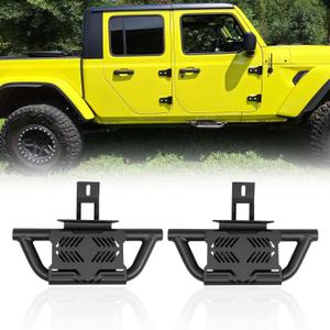 2X EZ-Side-Steps Fit for 2019-2025 Jeep Gladiator JT 4 Door Front Door Running Boards