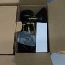 Goldenwarm Matte Black Door Knobs Interior, Privacy Bedroom Door Knob with Lock, Black Interior Door Knobs Bathroom 8 Pack