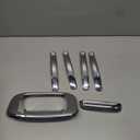 Chromed Exterior Door Handle Cover Caps & Rear Tailgate Handle Cover & Door Side Rearview Mirror Caps 12Pcs Exterior Cover Set Fit for Silverado 1999-2006 Sierra 1999-2006 Yukon 2000-2006