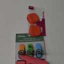 Items 4U! Soft Grip Bag Clips, Assorted Sizes, Assorted Colors, 1-Pack (6 Clips in total)