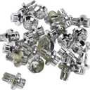 Car Wheel Rivets, 25pcs Plastic Wheel Rim Lip Rivets for AH Ds Series Wheel Rims Lip Screw Tire