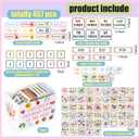 Mooliwe 457 Pcs Colorful Classroom Calendar Days of The Year Set