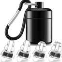 High Fidelity Concert Earplugs for Concerts Musicians，Earplugs for noise reduction，24db Advanced Filter Technology Ear Protection for Music Festivals, DJ's, Nightclub, Drummers - 2 Pairs（Black）