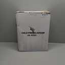 Cold Press Juicer, 5.12" Wide Feed Chute Juice Extractor Machine, Slow Masticating Juicer with Quiet Motor, High Juice Yield, BPA-Free, Juice Maker for Whole Fruits, Vegetables & Leafy Greens