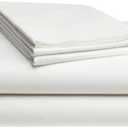 Full White 100% Microfiber Double Brushed Sheet Set - Extra-Soft & Wrinkle-Free - 15" Deep Pockets, 54" x 80" - 4 PC Set (Full, White)