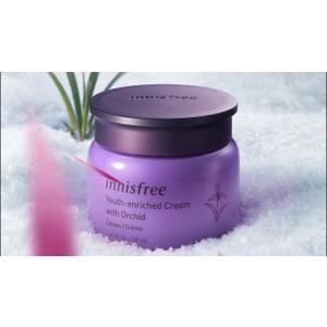 innisfree Orchid Youth-Enriched Cream, Korean Face Moisturizer for Firming, Hydration, and Youthful Skin