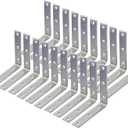 4" inch Heavy Duty Corner Brace Angle Repair Bracket w/ Screws (Pack of 20)