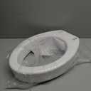 Carex Toilet Seat Riser, Elongated Raised Toilet Seat Adds 3.5 inches to Toilet Height, for Assistance Bending or Sitting, 300 Pound Weight Capacity Toilet Riser