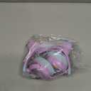 iClever Kids Headphones USB C, LED Light Up, 85dBA Safe Volume, Stereo Sound Toddler Headphones for Travel School, Kids Headphone with Cord for iPad Tablets, Meow Lollipop-Purple