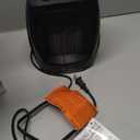 BLACK+DECKER Personal Ceramic Heater, Space Heater for Office Desk, Home Office & Personal Use Desk, 2 Heat & Fan Only Settings, Adjustable Thermostat, BHDC201, Black