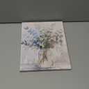 OWNANRTHM Eucalyptus Canvas Wall Art Botanical Wall Art Eucalyptus Pictures for Bathroom Plant Poster Vintage Eucalyptus Flower Herb Rustic Jar Painting for Living Room Bathroom Wall Framed 8X10 inch