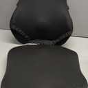 Wheelchair Cushion with Lumbar Pillow (2-Piece Set) for Adults and Seniors.Supportive Memory Foam for Back, Tailbone and Hip Pain Relief, Non-Slip Cover, Removable Straps. (Black)