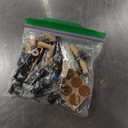 Tribesigns 55.12-Inch Bar Table, Modern Counter Height Pub Table with a Faux Marble Tabletop, Rectangular Home Coffee Bar Unit for Kitchen, Dining Room, Living Room, Balcony, Basement, Walnut & White