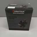 Tomersun Wood Stove Fan Heat Powered Fireplace Fan 5 Blades Stove Fans with Bracket Fixed on Stove, Camping Outdoor/Indoor Use (Large)