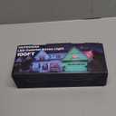 100FT Permanent Outdoor Lights, IP67 Waterproof for House Roof, Holiday, Party, Daily Lighting, Smart RGB Outdoor Lights with Remote APP Control & DIY Scenes