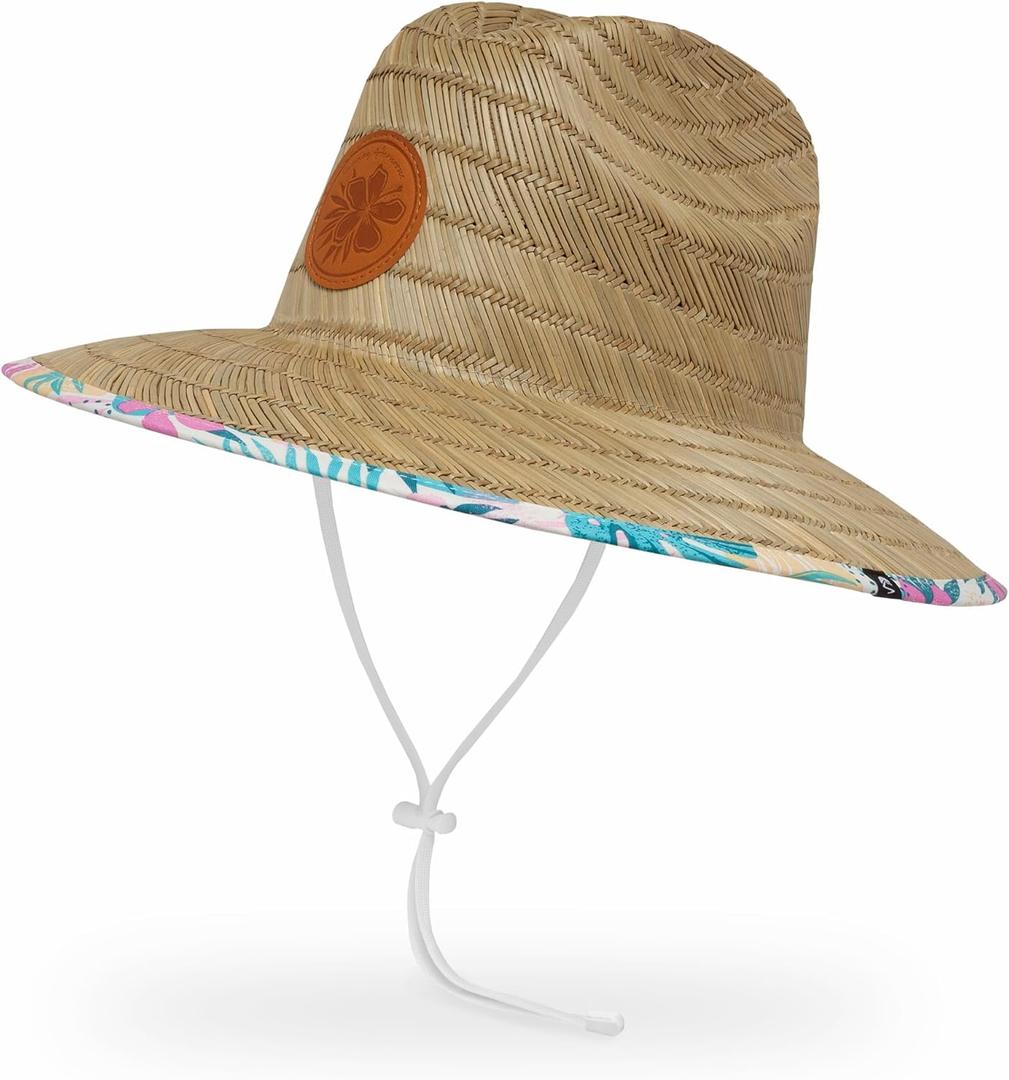 Sunday Afternoons Kids' Sun Guardian (Large, Natural/Pink Tropical)