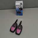 Retevis RT628 Walkie Talkies for Kids, Kids Toys for 6-12 Year Old Boy Girl, Long Range 2 Way Radio 22CH VOX,Toys Walkie Talkie for Birthday Gift, Outdoor Camping Family Trip(Black Pink 1 Pair)