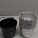 20-Pack Grease Liner and 1 Pack Black Bucket Compatible for Traeger Pro Series 575/780, 22/34 Series, Ironwood 650/885 Grills, Grill Accessories Drip Tray Liner