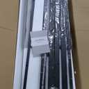 VOWNER 55-75 Gallon Fish Tank Stand - Metal Aquarium Stand, 48.4" x 14.9" x 29.5" Heavy Duty Reptile Tank Stand, Adjustable 2-Tier Fish Tank Rack Shelf for Home Office, Tank not Included, Black