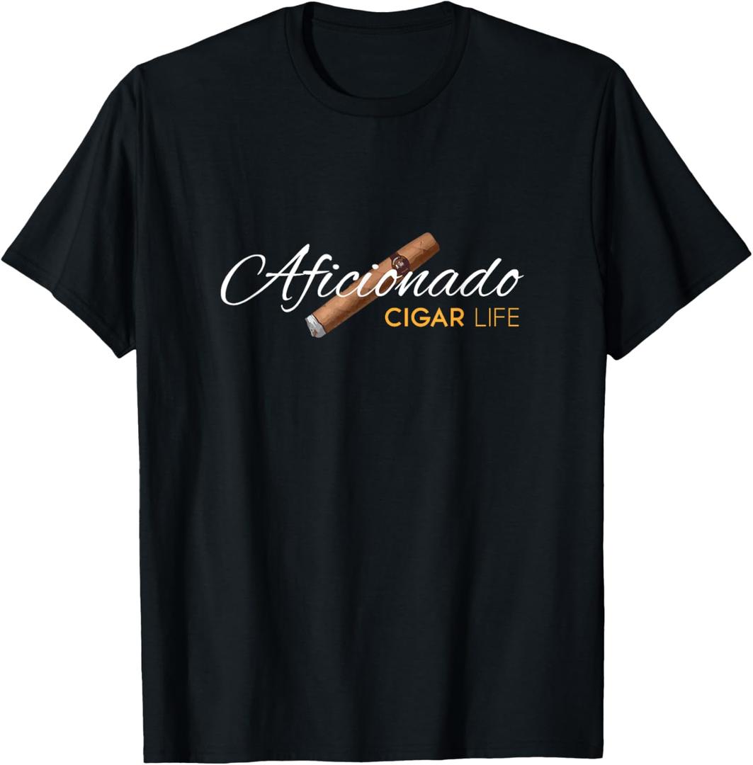 Cigar Aficionado. Cigar Life T-Shirt (Small, Black)
