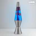 Lava Lamp - 14.5" Cosmic Wave - The Original Motion Light - Purple Wax and Blue Liquid - Item #2633 