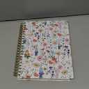 Large Spiral Lined Notebooks for Work with Removable Dividers & Tabs, 8.5"x11" Pretty Hardcover 5 Subject Notebook Journal for Women, College Ruled, Perfect for Study & Office Organization, 280 Pages,Wildflowers