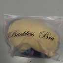 Cmojsk Strapless Sticky Bra for Women,Adhesive Invisible Backless Nipple Covers,2 Pair Black/Beige, 25, 12/25