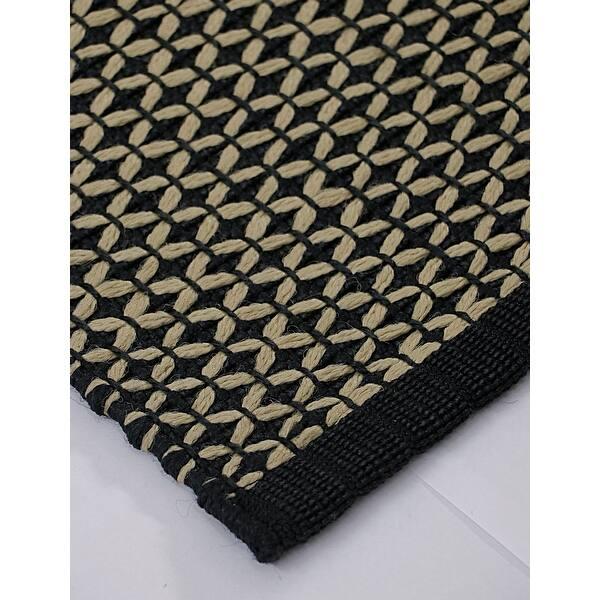 Cotton Woven Rugs 37X60 ft Washable Black Boho Reversible Bedroom Area Rug Modern Farmhouse Indoor Accent Kitchen Rug Floor Carpet for Ding Room Living Room
