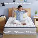 Avenco 6 Inch Twin Mattress, Foam and Spring Hybrid Mattresses in a Box, Medium Soft, Breathable Fabric & Adaptive Support, CertiPUR-US Certified, Twin Size Mattress in Guest and Kids Bedroom