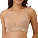 Hanes Women's Originals Seamless Bralette, Rib Contour Bralette, ComfortFlex Fit 2XL