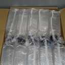 Cedilis 20 Pack 16oz Plastic Juice Bottles with Black Cap, Clear Reusable Containers with Lids, Great Disposable Bottles for Making Juice, Milk, Salad Dressing, Smoothie and Other Beverages