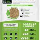 WORLD'S BEST CAT LITTER Comfort Care Unscented 15-Pounds - Natural Ingredients, Quick Clumping, Flushable, 99% Dust Free & Made in USA - Long-Lasting Odor Control & Easy Scooping