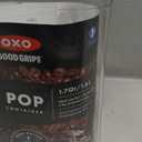OXO Good Grips POP Container  Airtight 1.7 Qt for Coffee and More Food Storage, Rectangle, Clear (White)