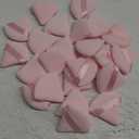 24 Pcs Triangle Powder Puff, Cotton Makeup Puff, Washable Face Powder Puff (24LP), Christmas Gifts Stocking Stuffers for Women Girls