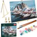 Gofahaugen Framed Paint by Numbers Kit for Adults 16x20 inches