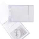 Greeting Card Organizer, Holds 50+ Pages 2 Ring Binder Transparent Postcard Film Photo Album Ticket Photocards Holder Pocket Sleeves (A5 Type)