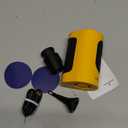 Portable Air Pump for Inflatables, 4000mAh Ultra Fast Air Mattress Pump with Advanced Heat Dissipation, 3 Nozzles Electric Air Pump Inflate Deflate for Sleeping Pads, Pool Floats (Yellow)