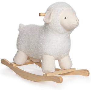 Gund Gotta Getta 6056021 Baby Lamb Rocker with Wooden Base Plush Stuffed Animal Nursery, Cream, 21.5"