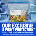 2 x Ziploc Gallon Food Storage Freezer Bags, Stay Open Design, Easy to Fill, 66 Count