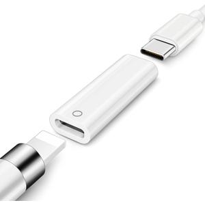 Pencil Charger Adapter for Apple Pencil 1st Generation, USB C to for Lightning Adaptor Charging Dongle Connector Accessories USBC Pairing for iPad 10th Gen 11 A16, USB-C to iPencil 1st Gen Adapter