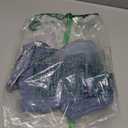 WDIRARA Women's Denim Corset Tank Top Asymmetrical Hem Crop Tops Sleeveless Zip Up Back Tanks, S