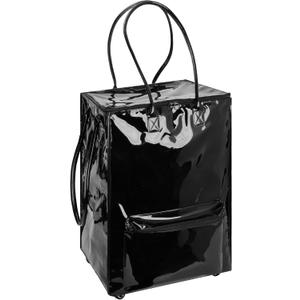 StorageWorks Grocery Cart on Wheels, Zipper Closure Rolling Bag, Shopping Trolley Carries Up to 44 lb, Rolling Tote Bag with Handles, Black, 72L, Medium