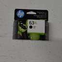 HP 63XL Black High-Yield Printer Ink Cartridge for HP Printers | Works with DeskJet 1112, 2130, 3630;ENVY 4510, 4520; OfficeJet 3830, 4650, 5200 | Eligible for Instant Ink | F6U64AN