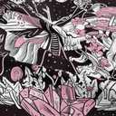 THSALIE Butterfly Tapestry - 53.18''X 59'' Tapestry Wall Hanging Plants Floral Flowers Tapestries Boho Retro Aesthetic Whimsical for Living Room Bedroom Dorm