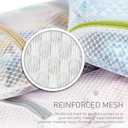 Mesh Laundry Bags, Washing Machine Wash Bags, Reusable and Durable Mesh Wash Bags for Delicates Blouse, Hosiery, Underwear, Bra, Lingerie Baby Clothes - 5 Different Size