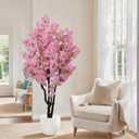 5.9ft Tall Pink Artificial Cherry Blossom Tree