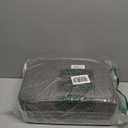 CAROLMADE Small Foot Stool Ottoman Footstool with Legs Under Desk Footrest for Living Room Bedroom and Office,Linen-Grey (11"D x 15.4"W x 8.3"H)