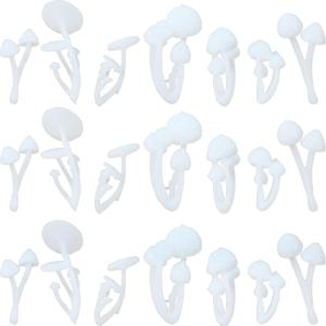 RONYOUNG 21PCS Plastic Handmade Mini Mushrooms, Resin Jewelry Making Supplies, DIY Craft Resin Filling Micro Landscape Small Mushroom